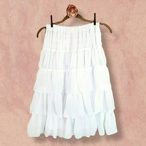 NWT Express Midi Skirt in White (XS)